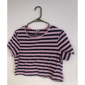 Striped Crop Top